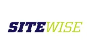 A logo for sitewise is shown on a white background.