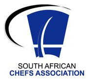 A logo for the south african chefs association