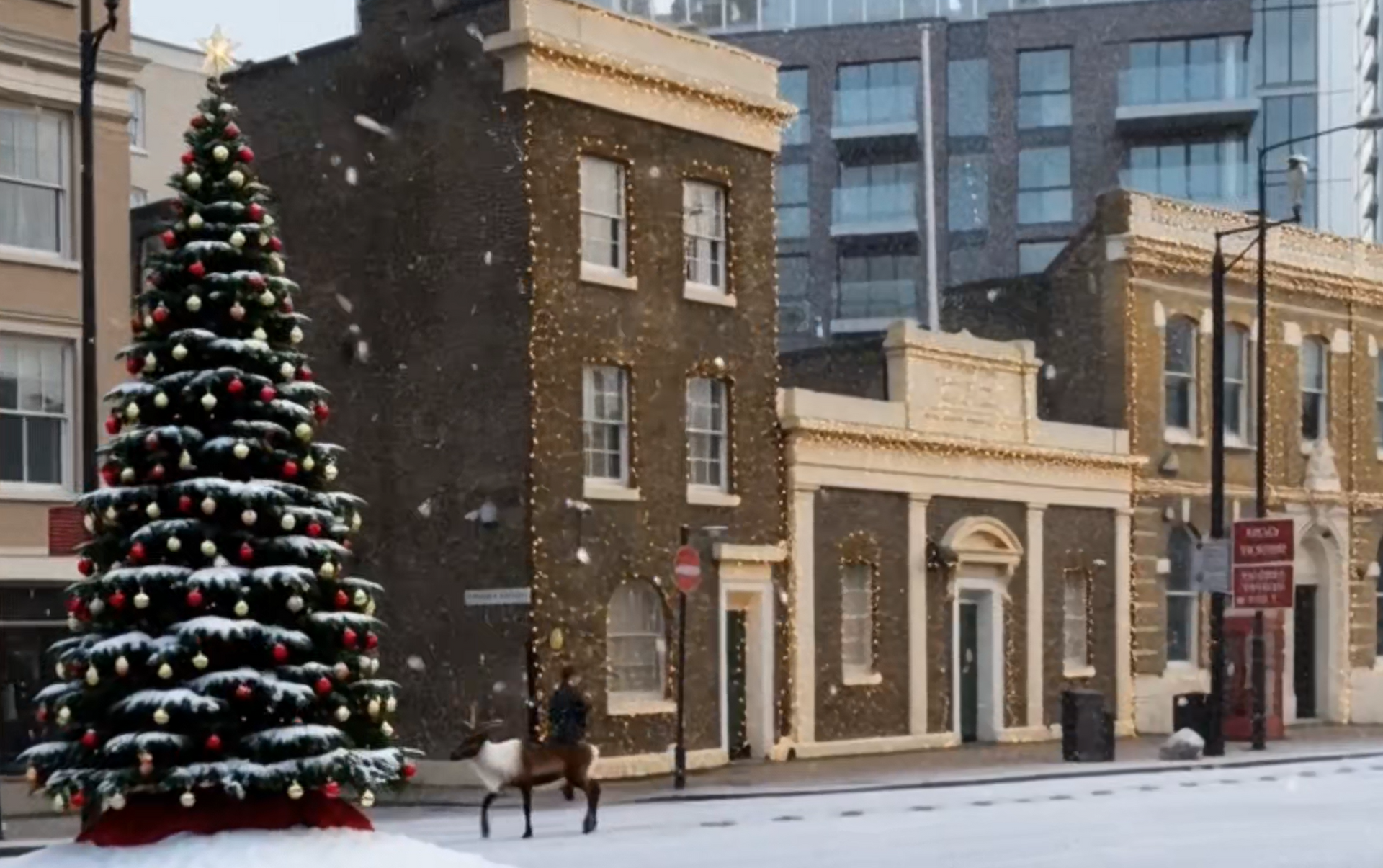 The London Proof House looking ready for the Christmas celebration.