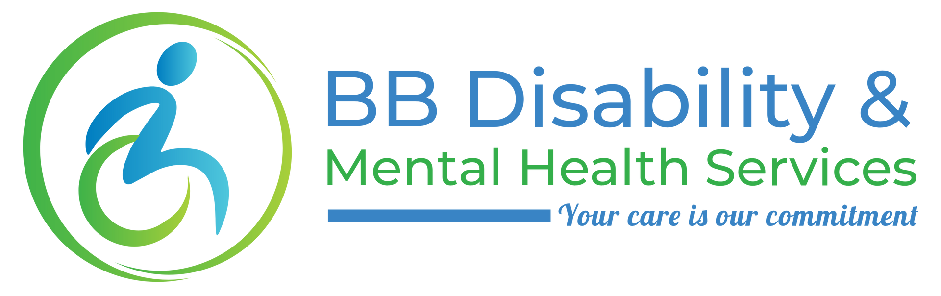 A logo for bb disability and mental health services