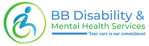 A logo for bb disability and mental health services