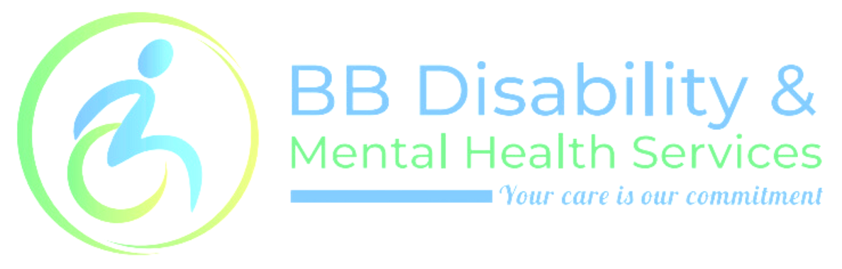 A logo for bb disability and mental health services