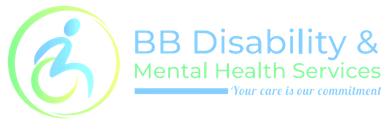 A logo for bb disability and mental health services