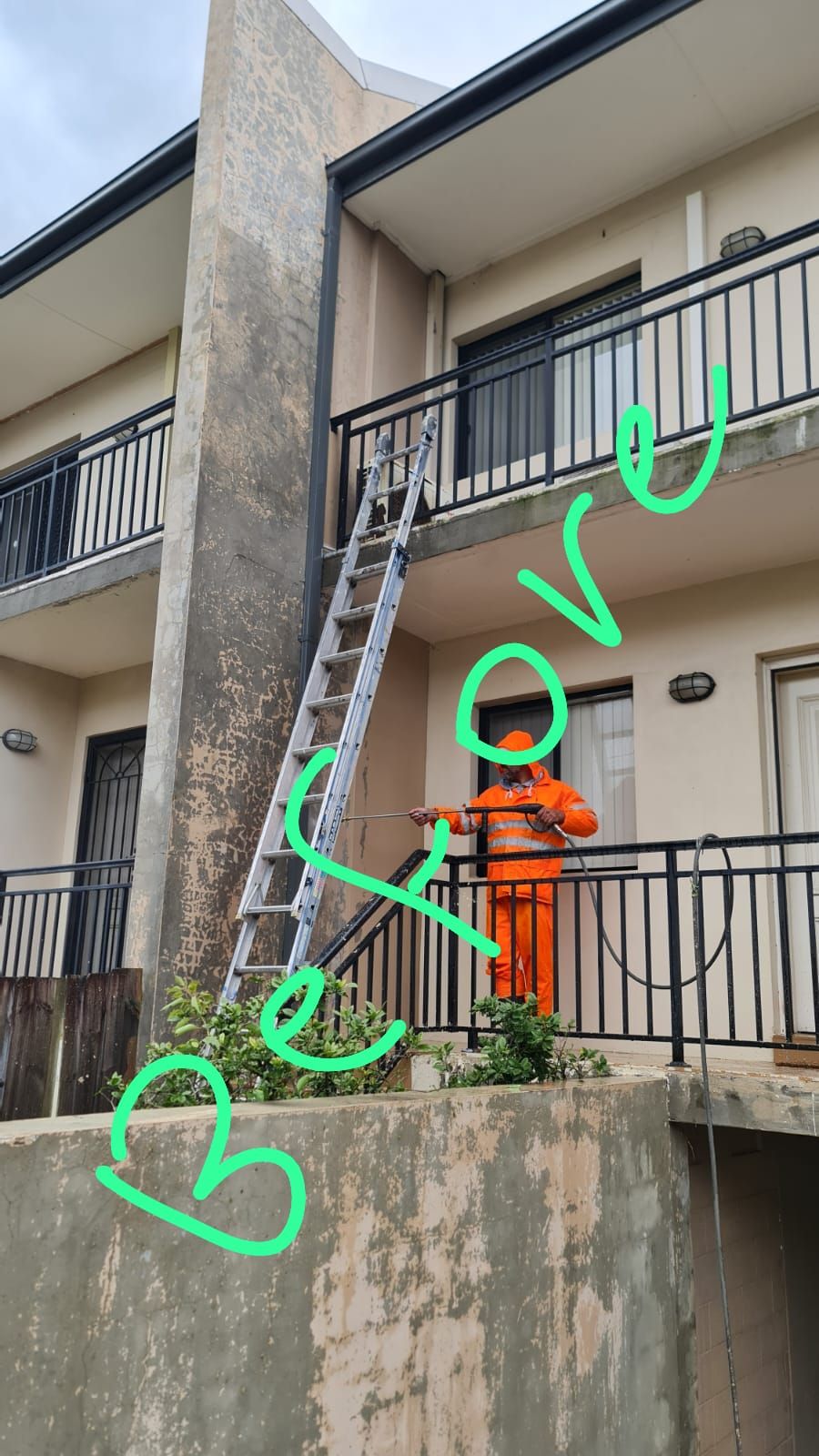 Before Shot of Barrier Second Floor - Sydney, NSW - Marano Painting Pty Ltd