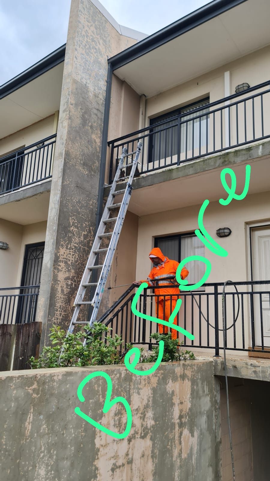 Before Shot of Barrier - Sydney, NSW - Marano Painting Pty Ltd