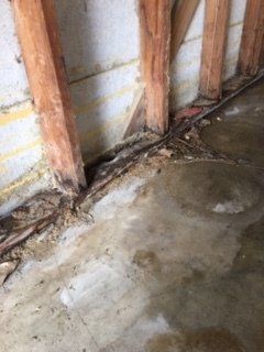 Grading & drainage incorrect. Water penetration and structural damage.