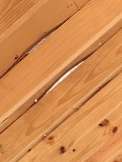 New construction homebuilder special!! Roof sheathing fastening incorrect. Sheathing & shingles are buckled