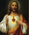 Tiny picture of the sacred heart of Jesus Christ