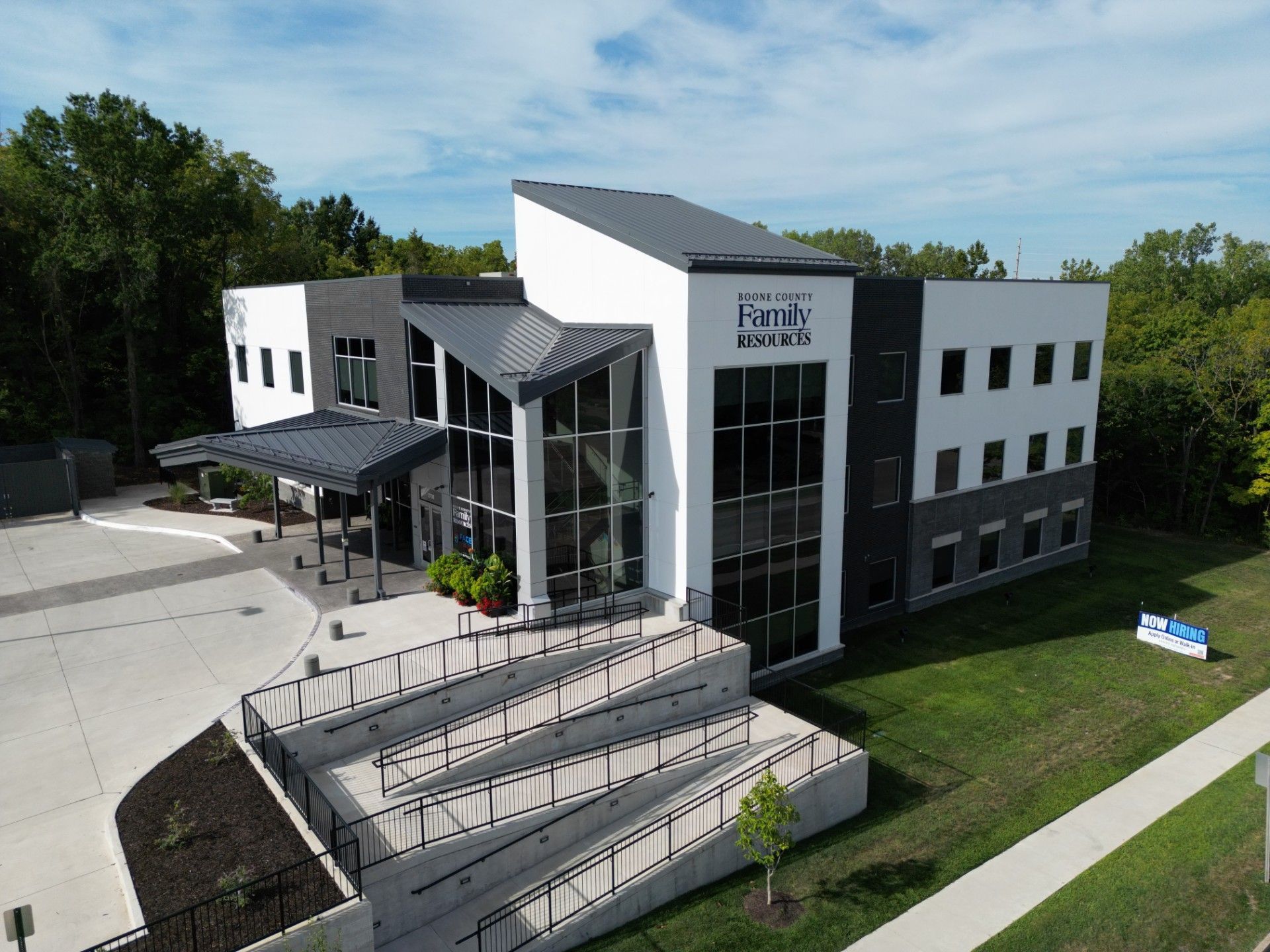 Boone County Family Resources Building In Columbia, MO. Designed by SAI Architecture.
