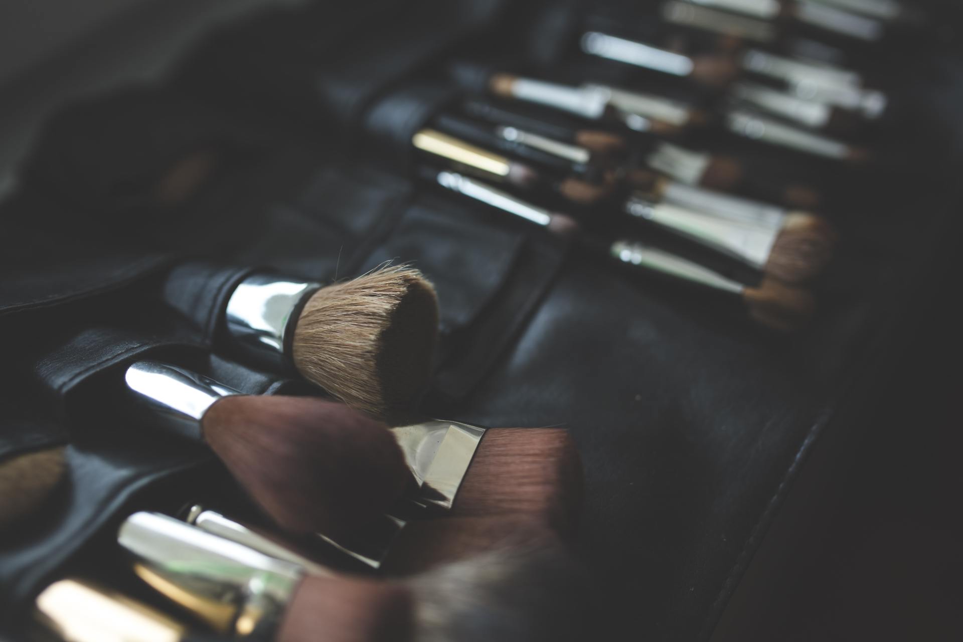 Makeup Brushes for Headshot Photoshoot Preparation