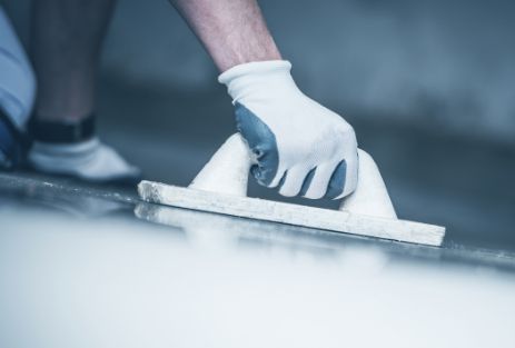 Porcess of polishing concrete floor shown in a commercial project in Wanneroo WA.