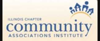 The logo for the illinois chapter community associations institute