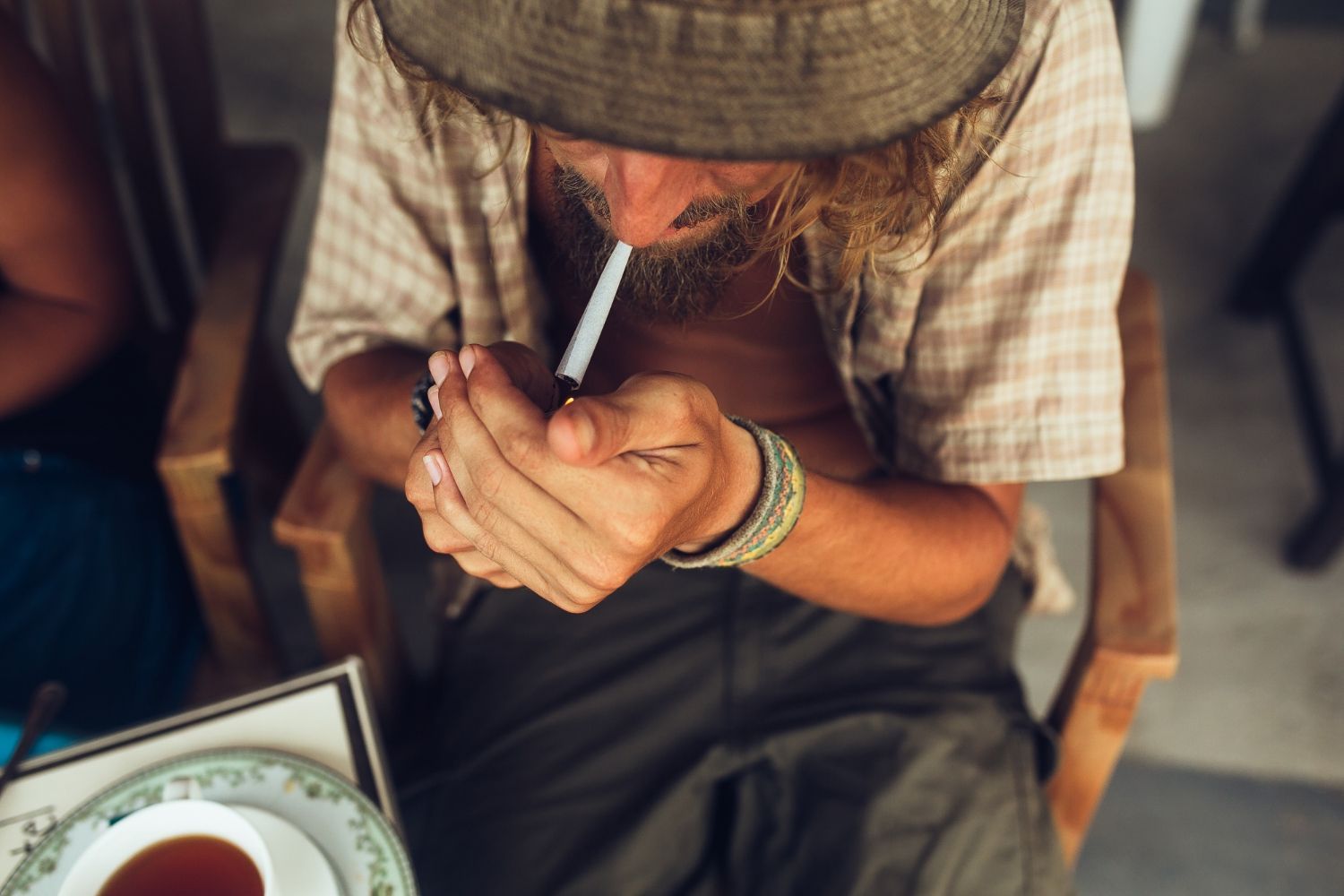 smoking cannabis