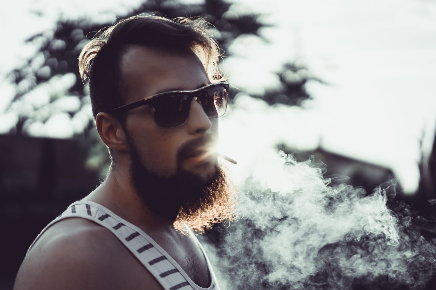 smoking cannabis