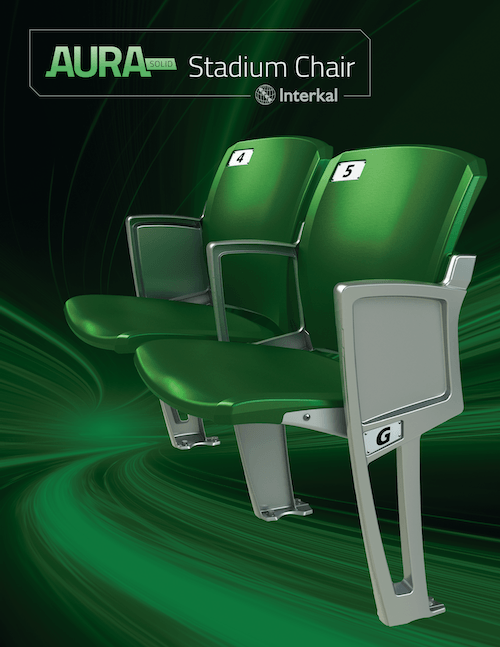 AURA Solid Stadium Chair for Arena Seating