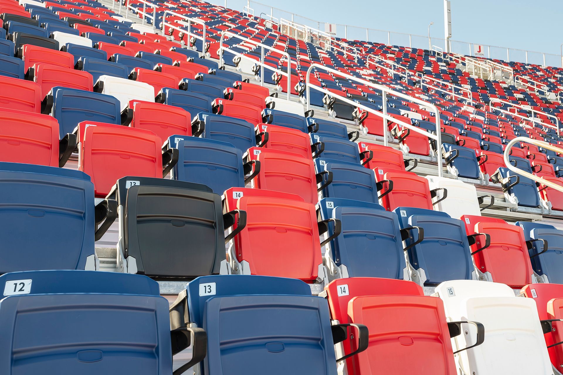 Darlington Raceway stadium seating installation photo gallery