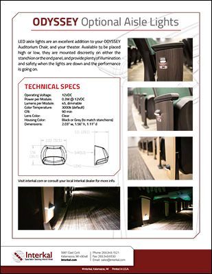 Interkal ODYSSEY Aisle Lights Brochure