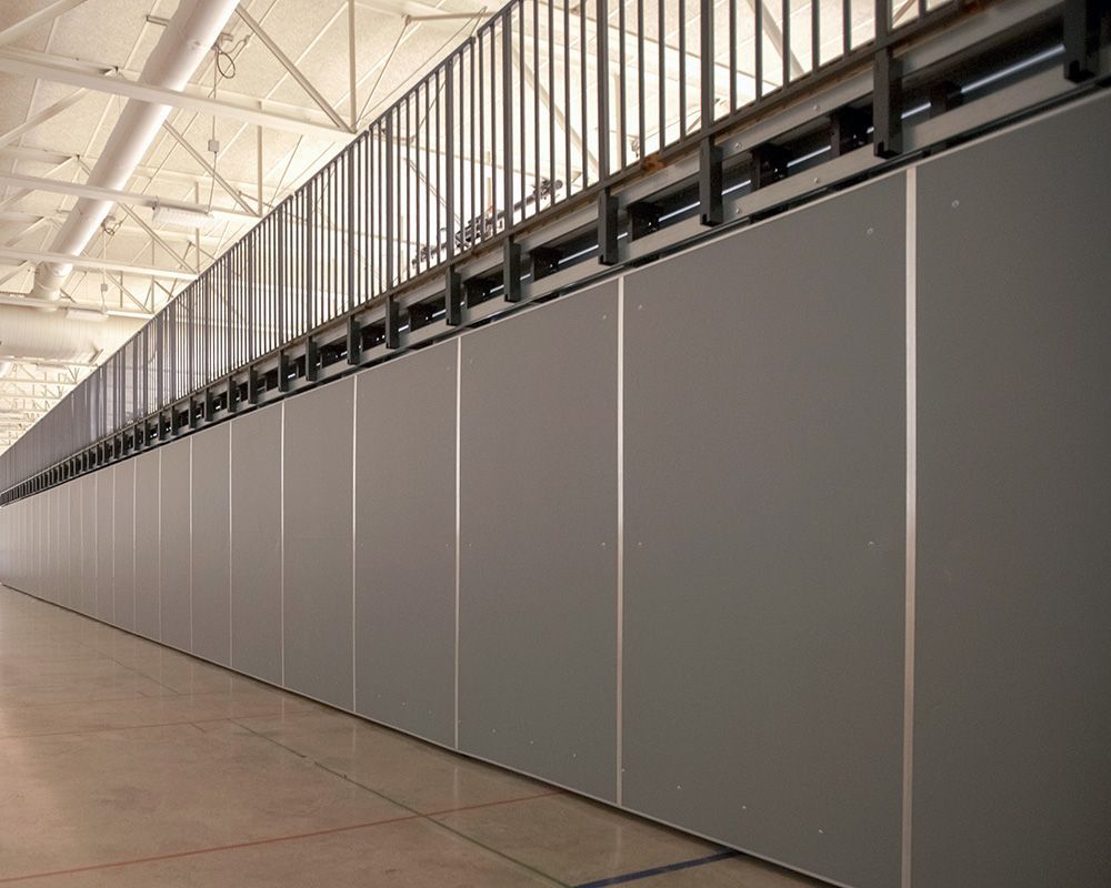 Back Rails and Back Panels on Telescopic Bleachers