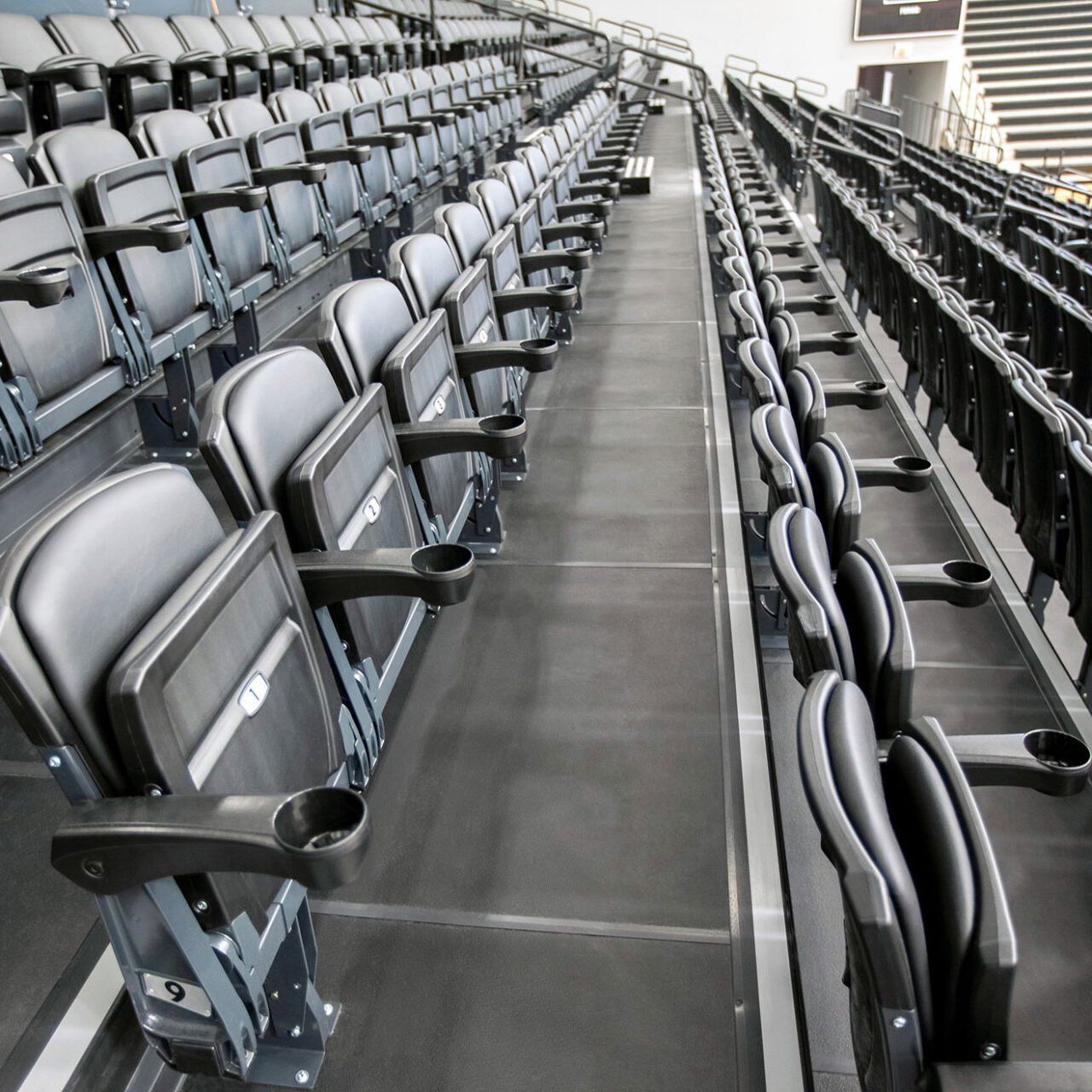 Interkal | Wide Deck Telescopic Bleachers at Spring Arbor Univ