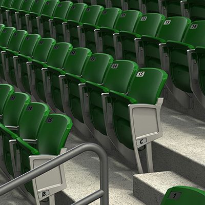 Link to the Interkal AURA Solid Stadium Chair page with features, specifications and case studies.