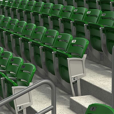 Link to the Interkal AURA Slat Stadium Chair page with features, specifications and case studies.