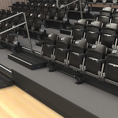 Interkal ComfoBack Contoured Backrest System for telescopic installations