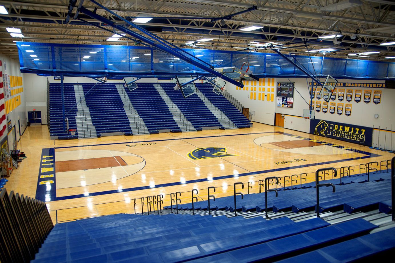Dewitt High School telescopic installation photo gallery