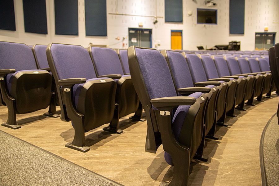The ODYSSEY Auditorium seat in the Lincoln County Auditorium is incredibly stunning and comfortable, in Fayetteville, TN.