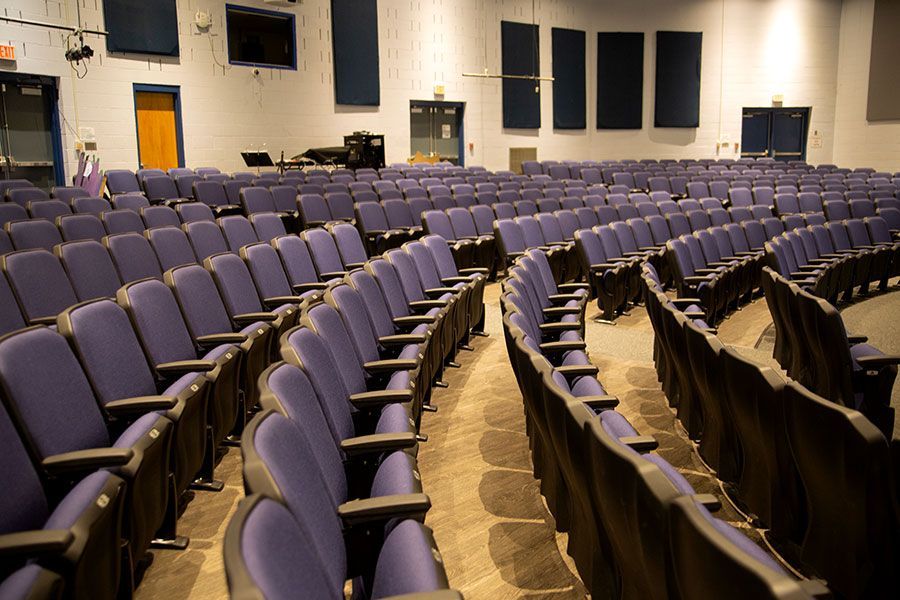 The ODYSSEY Auditorium seat in the Lincoln County Auditorium is incredibly stunning and comfortable, in Fayetteville, TN.