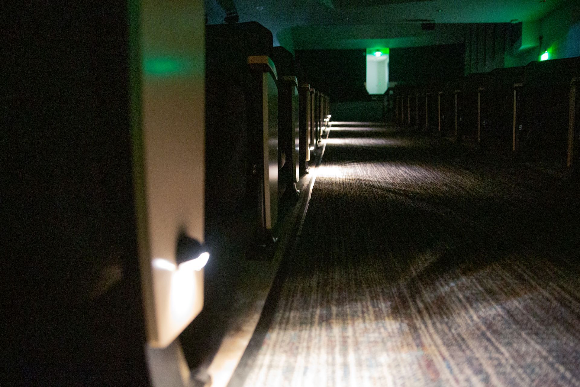 The auditorium at Montbello High School in Colorado, featuring ODYSSEY Auditorium Chairs with hardwood armrests, end panels.
