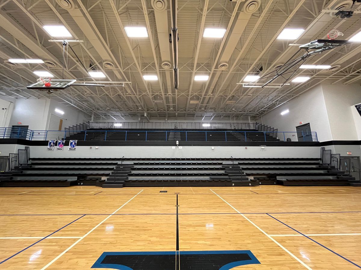 The wide deck premier platforms at Tyler Consolidated Schools feature VISION Platform chairs as well as POLARIS seating.
