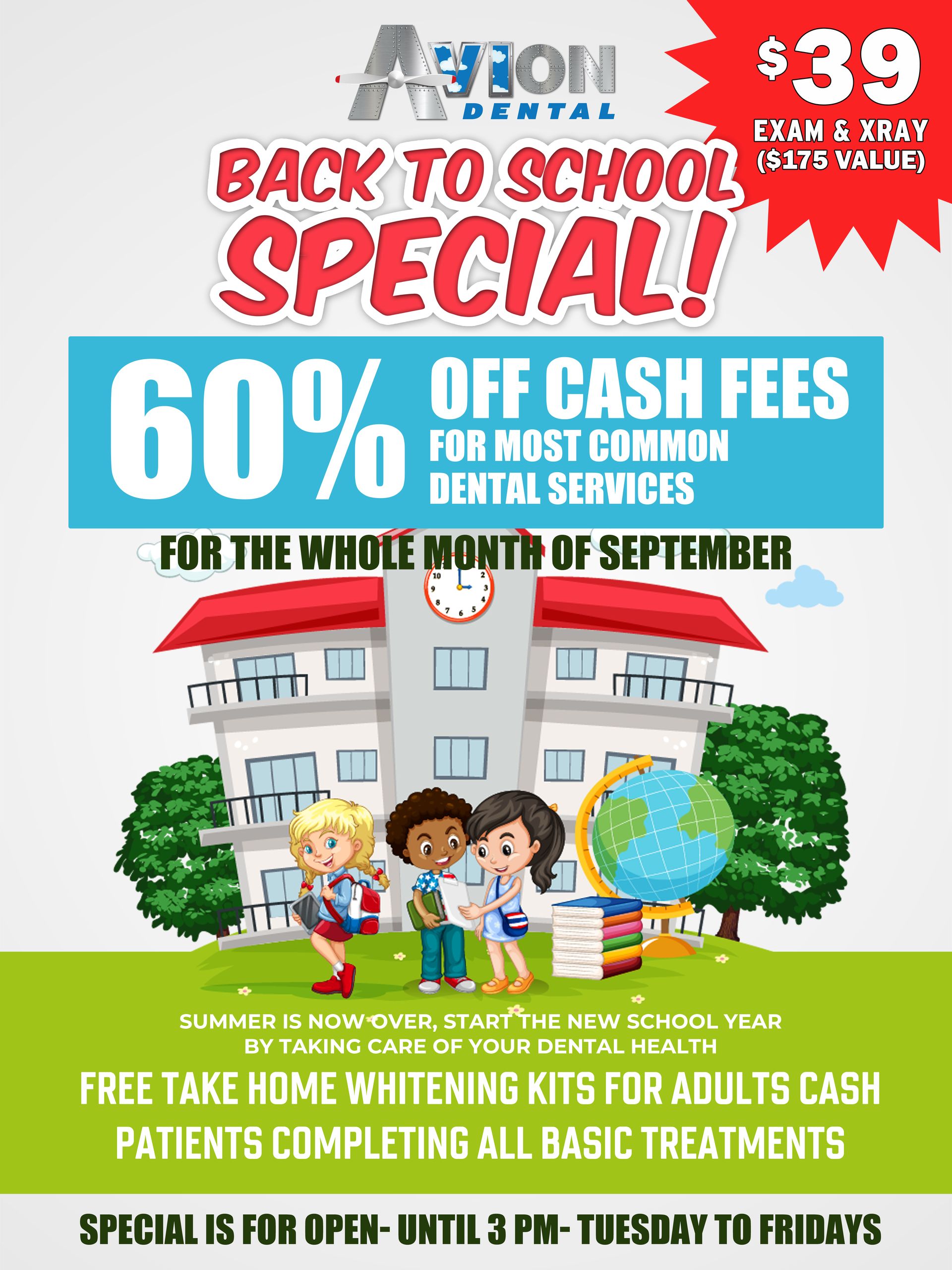 Back-to-School Special at Avion Dental
