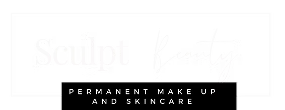 Logo with "sculpt lab" in light text above a black rectangle that reads "PERMANENT MAKE UP AND SKINCARE".