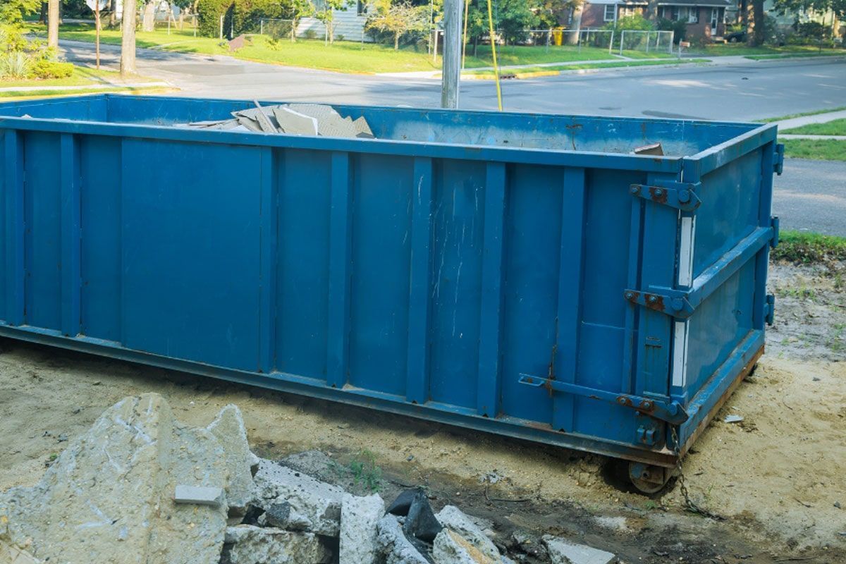 Driveway dumpster