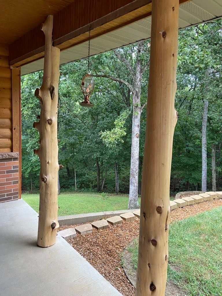 Cedar Porch Posts