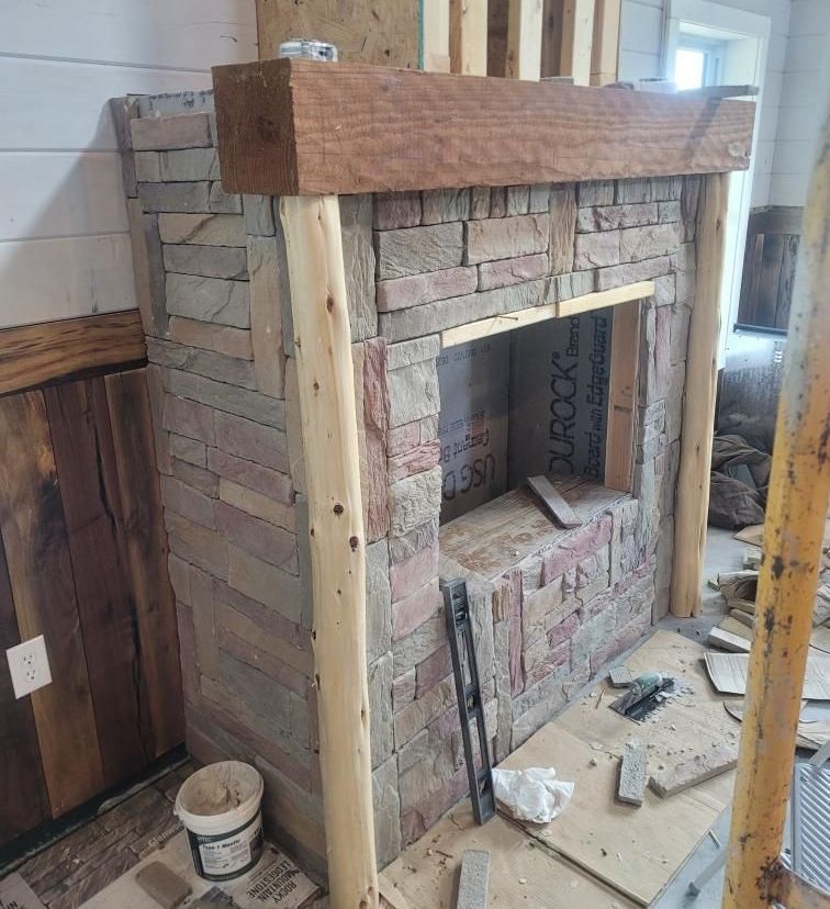 Cedar mantle