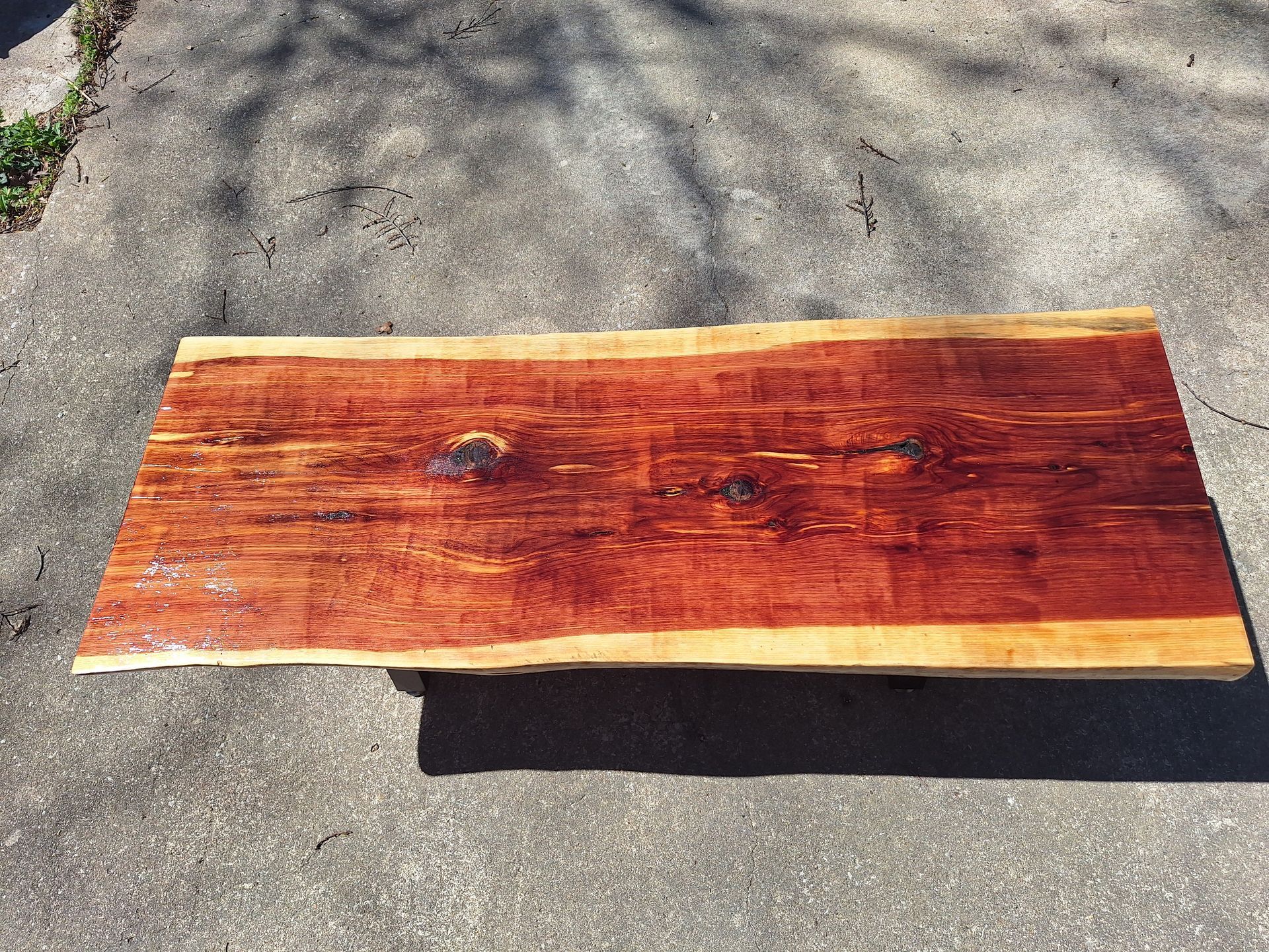 Custom Cedar coffee table