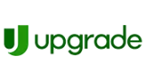 A green upgrade logo on a white background.