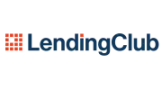 The lending club logo is on a white background.