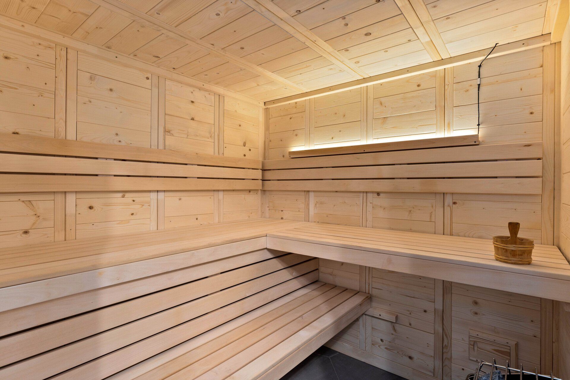 residential sauna installation