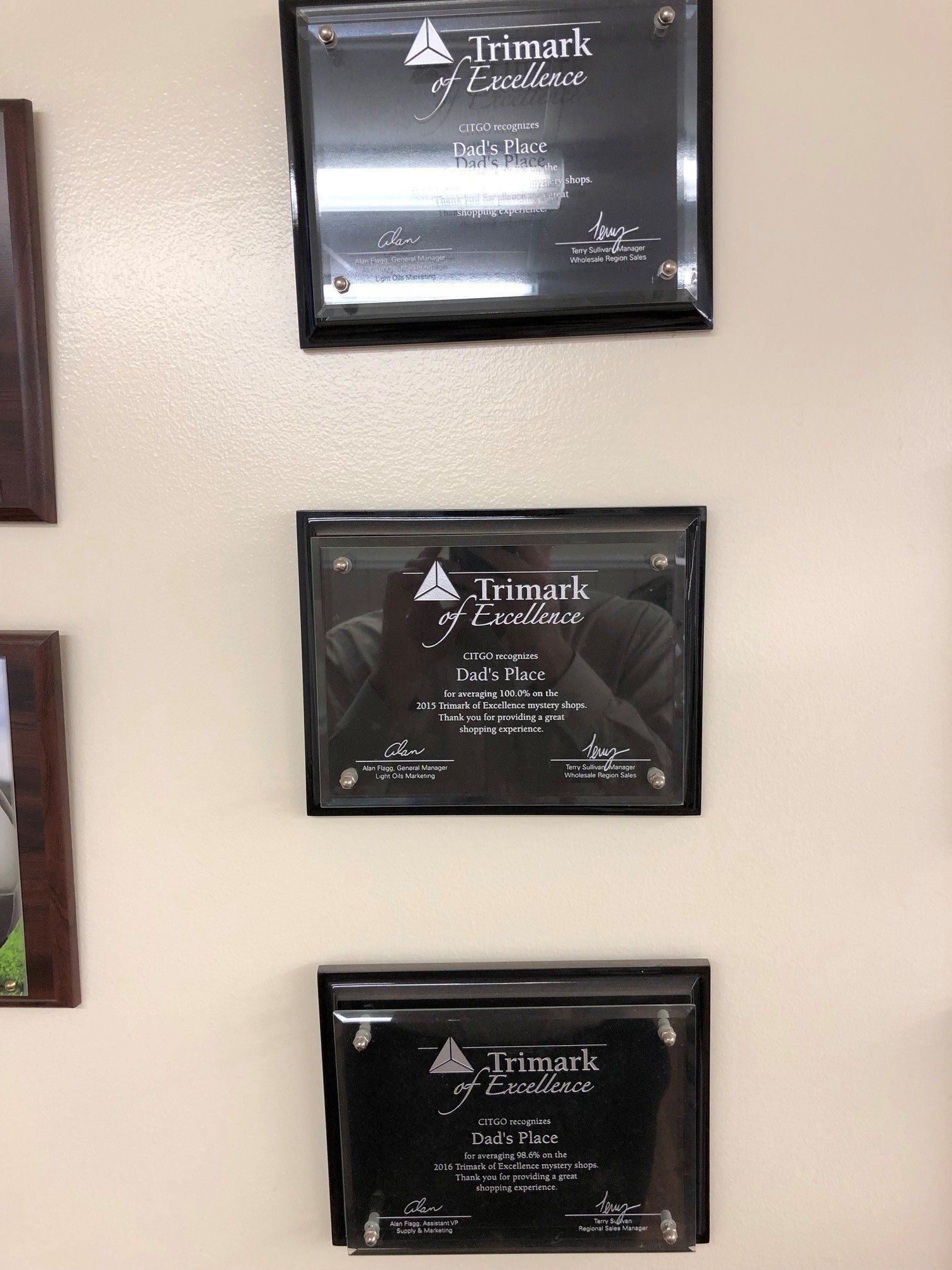 award wall