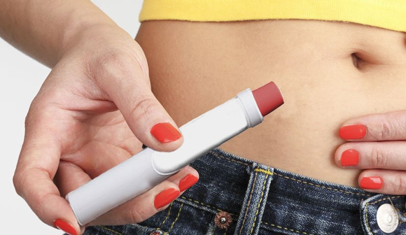 Place autoinjector in the cleaned area to deliver the dose