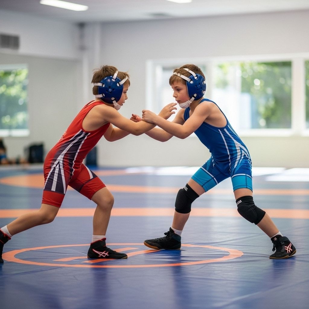 kids wrestling