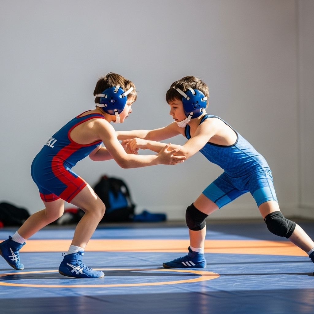 kids wrestling