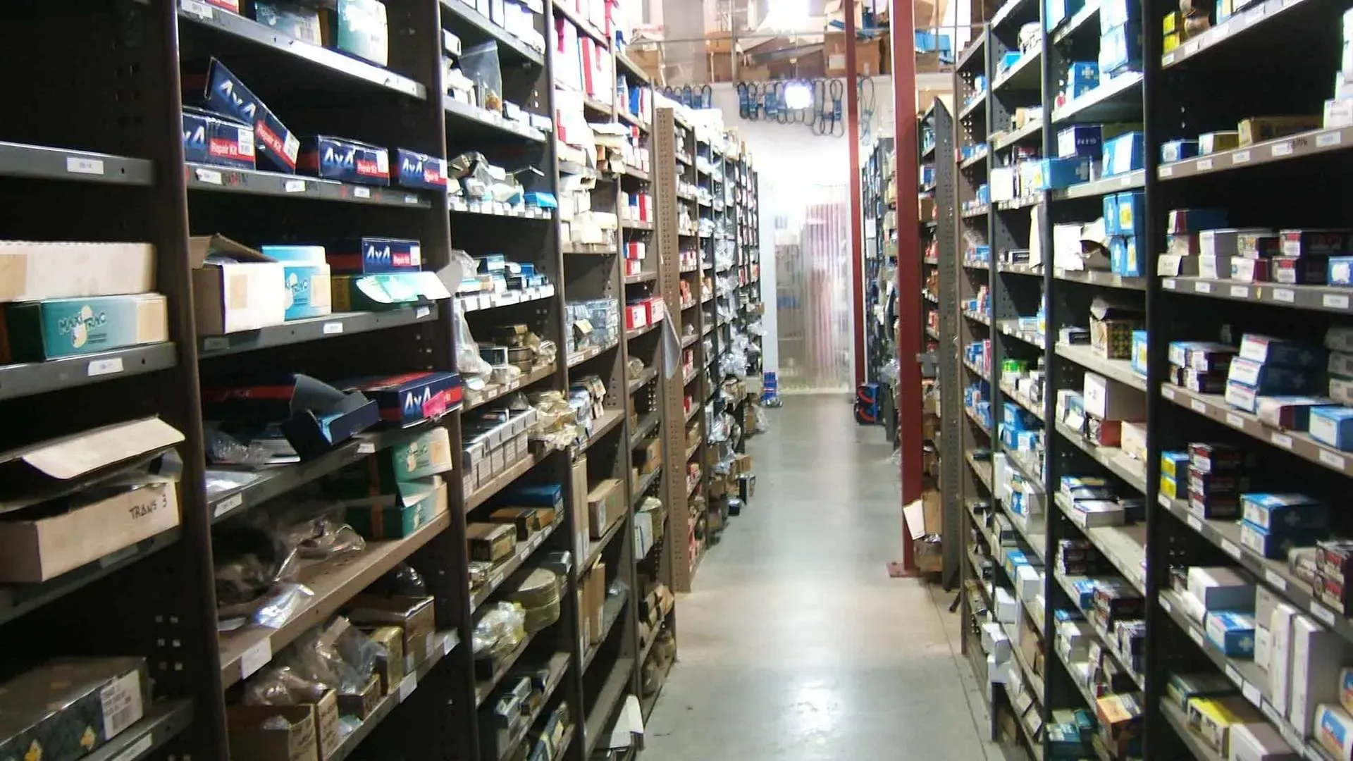 A Warehouse Filled With Lots of Shelves and Boxes — Coffs Harbour Bearing Centre in Coffs Harbour, NSW