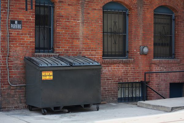 Refuse — Dumpster on Dirt in Harrod, OH