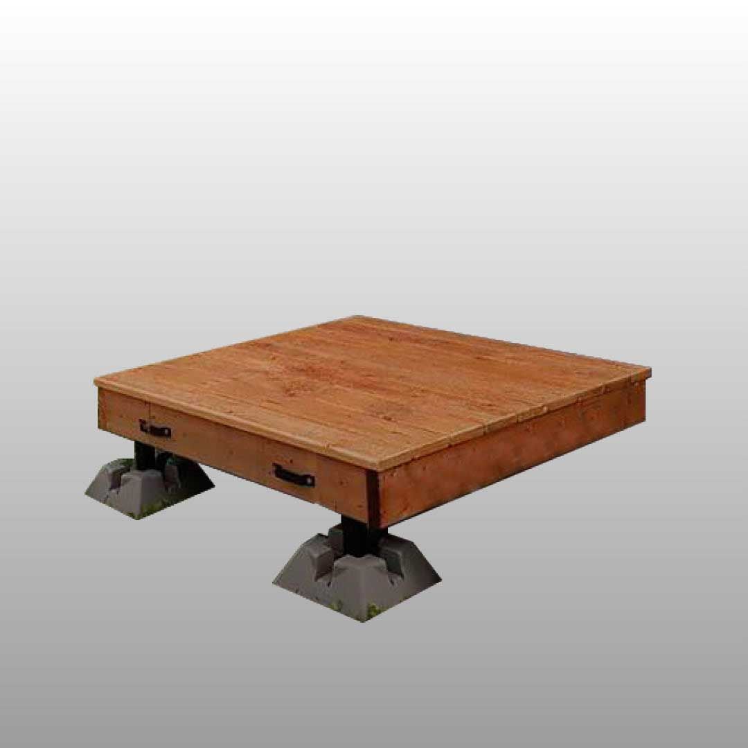 Bois de cèdre - Unité intermédiaire 2 pattes