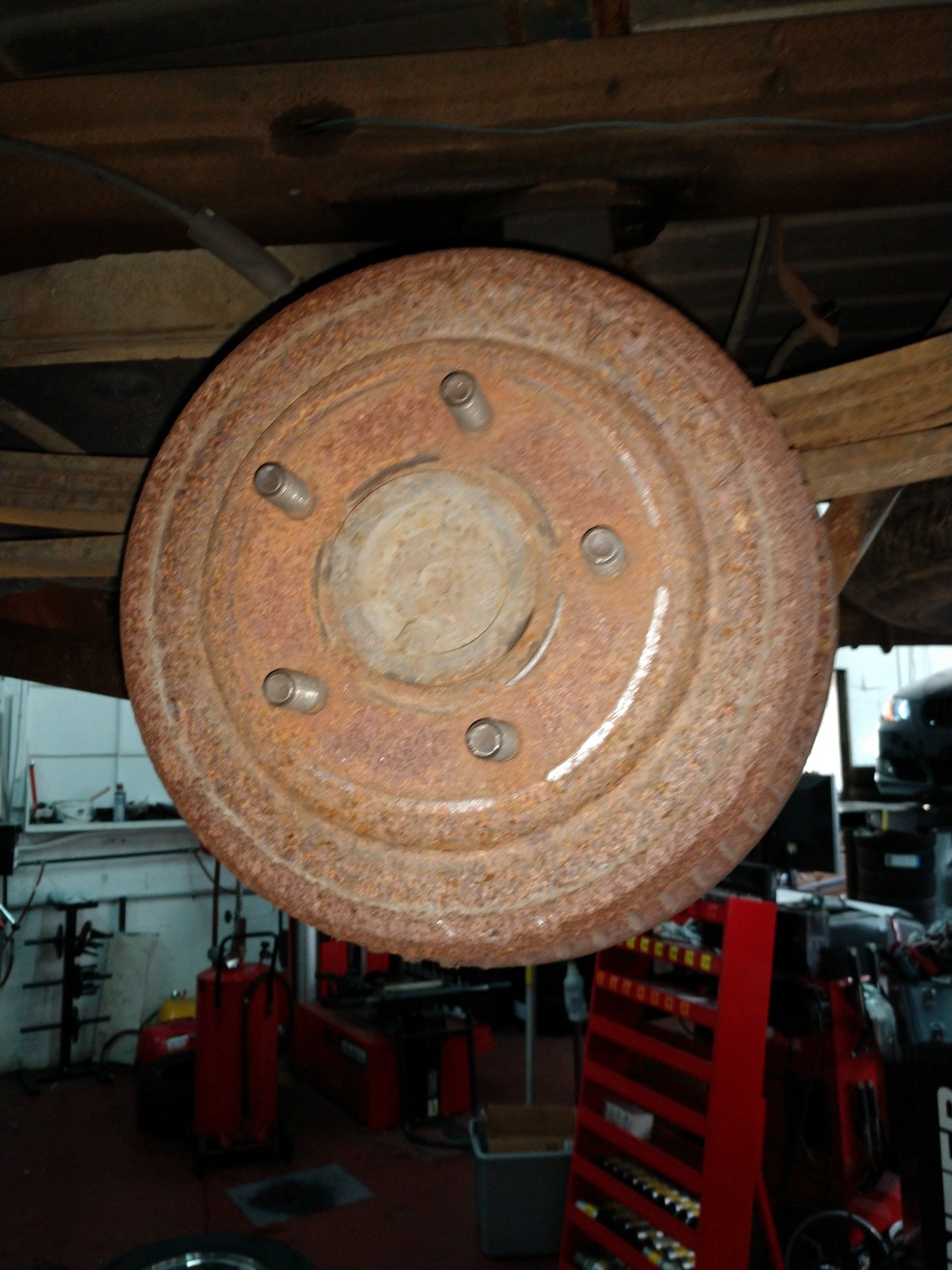 A car brake replacement in a shop serving North York, PA