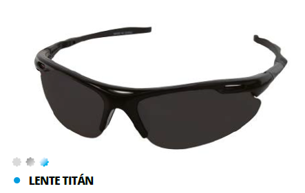 LENTE TITAN MICA ESPEJO AZUL
