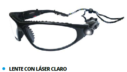 LENTE CON LASER CLARO
